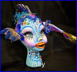 Fish Girl Mannequin, Rainbow Fish Girl, Fish Head
