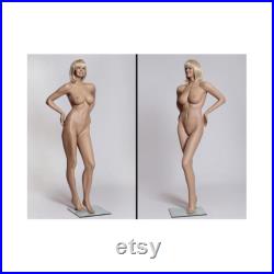 Fleshtone Realistic Female Full Body Mannequin with Wig MZ-MARY