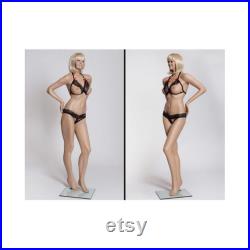 Fleshtone Realistic Female Full Body Mannequin with Wig MZ-MARY