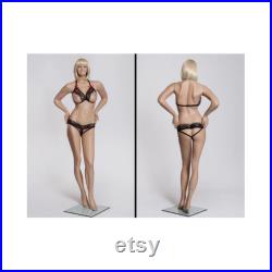 Fleshtone Realistic Female Full Body Mannequin with Wig MZ-MARY