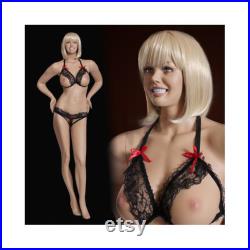 Fleshtone Realistic Female Full Body Mannequin with Wig MZ-MARY