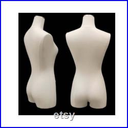 Form White Mannequin Torso with Thighs and Base