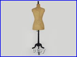 Former Stockman sewing mannequin bust, size 44 sewing mannequin. Blackened wood