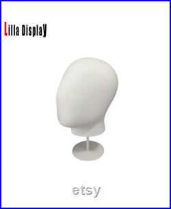 Free Standing White Matte Head Size 54Cm Male Mannequin Head Trevor