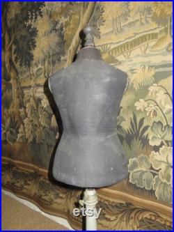 French Antique Childs Mannequin Dress Form 1860 70