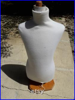 French Vintage Stockman Child Mannequin on Adjustable Height Stand