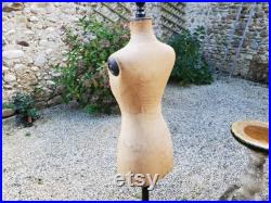French antique Stockman mannequin Antique mannequin Dress makers mannequin antique dress form 19th c mannequin Stockman of Paris