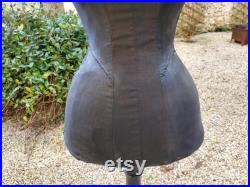 French antique wasp waist mannequin Antique mannequin Dress makers mannequin antique dress form 19th c mannequin tailors dummy