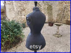 French antique wasp waist mannequin Antique mannequin Dress makers mannequin antique dress form 19th c mannequin tailors dummy