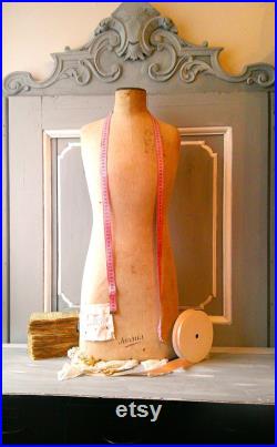French mannequin 1900 French table mannequin size 36 antique French mannequin.