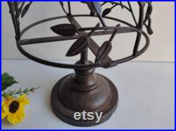 French vintage, metal small table mannequin, mid century shop home display.