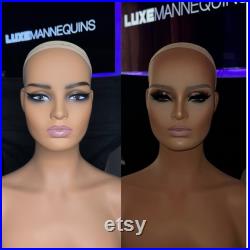Glam Mannequin Head (Ready To Ship)