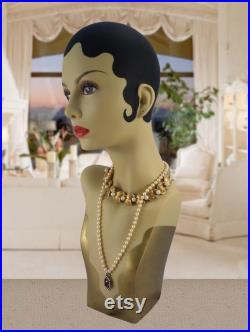 Glamour Flapper Style Mannequin Head M2020