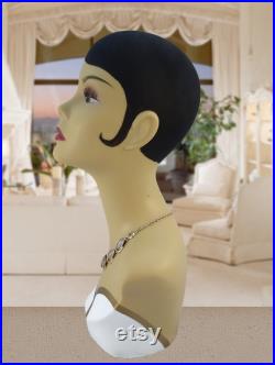 Glamour Flapper Style Mannequin Head M2022