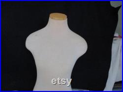 Half Size Torso, Mannequin, Measures 23 tall, 14 wide across the shoulders and 7 deep. Great Display for Jewelry and Scarves