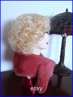 Hand Painted Gloria Mannequin Head Refurbished