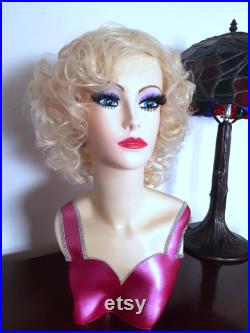 Hand Painted Gloria Mannequin Head Refurbished