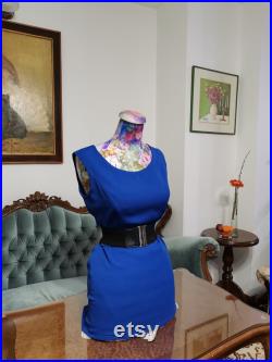 Handmade Floral Mannequin Torso- French style Wasp Waist- Paper Mache -Dress Form- Tailor dummy- Bust- Shop Display