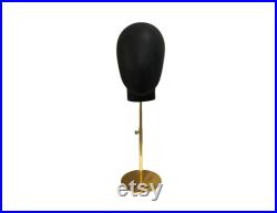 Hats Display Caps Display Adjustable Black Base Black Color Female Mannequin Head Bree