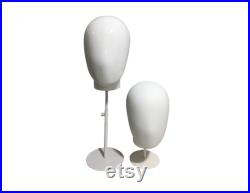 Hats Display Headband Display Adjustable White Base White Female Mannequin Head Abigal