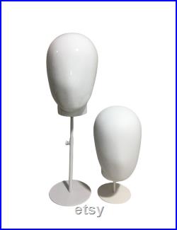 Hats Display Headband Display Adjustable White Base White Female Mannequin Head Abigal