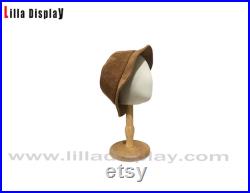 Hats Display Light Linen Wooden Base Child Mannequin Head Bimbo