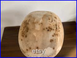 Head Torso German Wig Hat Stand Display Mannequin Needle prick Linnen Vintage