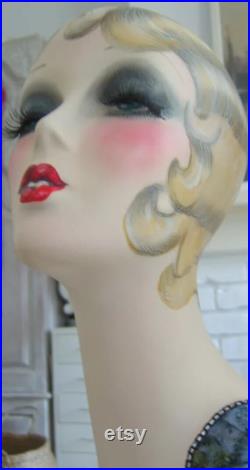 Hello Gorgeous Art Deco Flapper Girl Mannequin