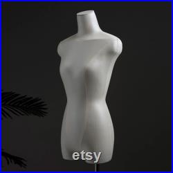 High Quality Female Headless Mannequin Torso Stand,Beige Pearlescent Fabric Dress Form Model,Women Clothing Dress Form Underwear Mannequin