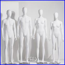 High Quality Teenage Male Female Full Body Mannequin,Clothing Shop White Dress Form Model,Window Dress Form Dummy Clothing Display Model