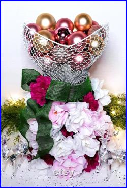 Holiday Dress Form Tree Tabletop Mannequin Dress Form Floral Wire Mannequin Salon Décor Room Décor Bridal Shower Decoration