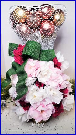 Holiday Dress Form Tree Tabletop Mannequin Dress Form Floral Wire Mannequin Salon Décor Room Décor Bridal Shower Decoration