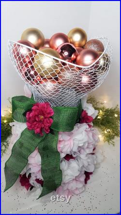 Holiday Dress Form Tree Tabletop Mannequin Dress Form Floral Wire Mannequin Salon Décor Room Décor Bridal Shower Decoration