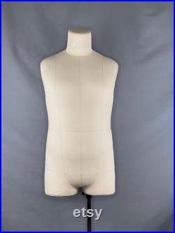 Iminera ALEX Soft fully pinnable professional male dress form mannequin torso tailor dummy
