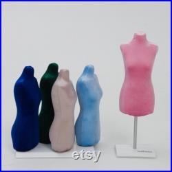 Iminera Half-Scale Dress Form Mannequin with Base Miniature Half Body Size