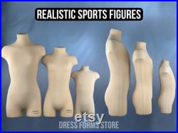Iminera Sport dress form, mannequin for sewing leotards, pinnable torso, dressmaker's dummy