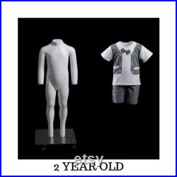 Invisible Ghost Children's Mannequin with Rolling Base Ages 2T-12T GHK