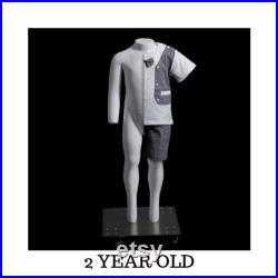 Invisible Ghost Children's Mannequin with Rolling Base Ages 2T-12T GHK