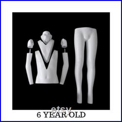 Invisible Ghost Children's Mannequin with Rolling Base Ages 2T-12T GHK