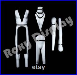 Invisible Ghost Male Mannequin with Adjustable Rolling Base GH4