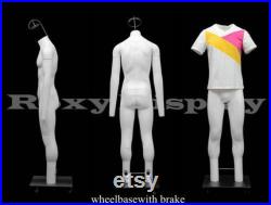 Invisible Ghost Male Mannequin with Adjustable Rolling Base GH4
