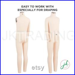 JKCrafts Professional Children Dress Form Boy or Girl Kids Dressmaker Model Dummy Dummies Dressmaking Mannequin Sydney