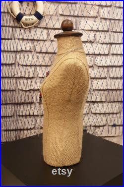 Jute Mannequin Stand, Handmade Fabric Body Mannequin, Hat Display Stand, Manikin Head, Craft Display, Accessories Display, Jewelry Display
