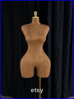 LADY CAMILA Gold fully pinnable bbl dress form mannequin