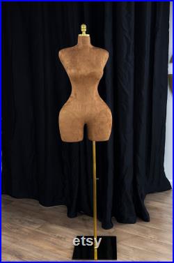 LADY CAMILA Gold fully pinnable bbl dress form mannequin