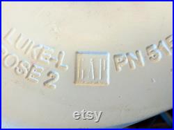 LOCAL PICKUP 1990s Vintage Gap Hard White Plastic Male Mannequin LUKE with heavy metal stand
