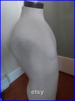 Life Size Male Display Form Mannequin in Natural Canvas , Like NEW