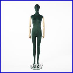 Lilladisplay Full Body Velvet Female Mannequin Dress Form Amber