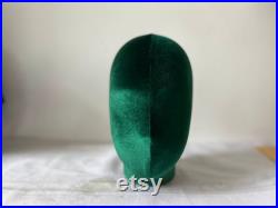 Lilladisplay Hats Display Wigs Stand Green Velvet Female Mannequin Head Helene