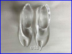 Lilladisplay sandals display plexi transparent clear mannequin foot form AF-1
